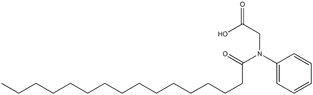 N-十六酰基-L-苯基甘氨酸 结构式