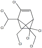 2,5,5,8,9,10,10-Heptachlorobornene 5 μg/mL in iso-Octane CERTAN Struktur