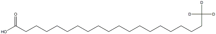Eicosanoic acid-20,20,20-D3 化学構造式