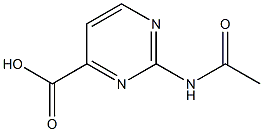 2-acetaMidopyriMidine-4-carboxylic acid Structure