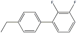2,3-Difluoro-4'-ethylbiphenyl Struktur