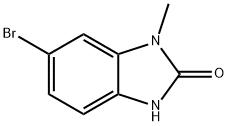6-ブロモ-1-メチル-1H-ベンゾ[D]イミダゾール-2(3H)-オン 化学構造式
