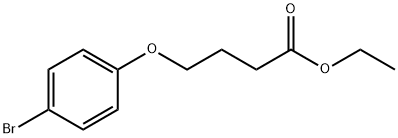 4-(4-溴苯氧基)丁酸乙酯 结构式