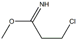 Methyl 3-chloropropaniMidate 结构式