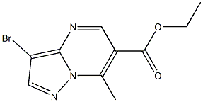  Ethyl 3-broMo-7-Methylpyrazolo[1,5-a]pyriMidine-6-carboxylate