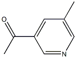 1-(5-Methyl-pyridin-3-yl)-ethanone,,结构式