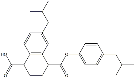 (1RS,4RS)-7-(2-Methylpropyl) -1-[4-(2-Methylpropyl)phenyl]-1,2,3,4-tetrahydro-naphthalene-1,4-dicarboxylic Acid