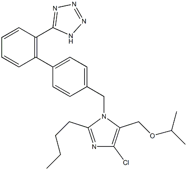 Losartan Isopropyl Ether Struktur