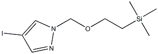 4-IODO-1-((2-(TRIMETHYLSILYL)ETHOXY)METHYL)-1H-PYRAZOLE, , 结构式