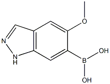 5-Methoxy-1H-indazol-6-yl-6-boronic acid Struktur