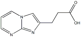 3-IMidazo[1,2-a]pyriMidin-2-yl-propionic acid Struktur
