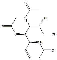 (N,3-O,4-O)-Triacetyl-D-GlucosaMine Structure