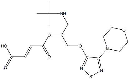 (2R)-(2E)-2-Butenedioic Acid 1-[1-[[(1,1-DiMethylethyl)aMino]Methyl]-2-[[4-
(4-Morpholinyl)-1,2,5-thiadiazol-3-yl]oxy]ethyl] Ester