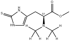 N-デスメチルL-エルゴチオネイン-D6メチルエステル 化学構造式