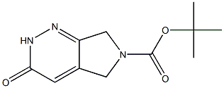 Tert-butyl 3-oxo-2,3-dihydro-5H-pyrrolo[3,4-c]pyridazine-6(7H)-carboxylate Struktur