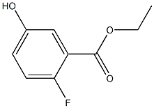 2-Fluoro-5-hydroxybenzoic acid ethyl ester Struktur