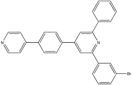 2-(3-broMophenyl)-6-phenyl-4-(4-(pyridiN-4-yl)phenyl)pyridine Structure