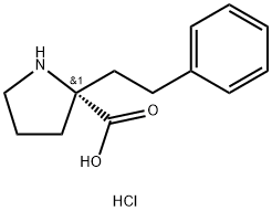 2-(2-Phenylethyl)-L-proline hydrochloride, 95% Struktur