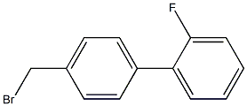 4-BroMoMethyl-2'-fluorobiphenyl, 95% Structure