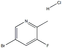 5-BroMo-3-fluoro-2-Methyl-pyridine hydrochloride Structure