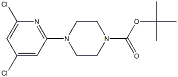 tert-butyl 4-(4,6-dichloropyridin-2-yl)piperazine-1-carboxylate Structure