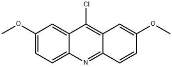 9-クロロ-2,7-ジメトキシアクリジン 化学構造式