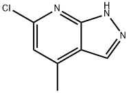 4-Methyl-6-chloro-1H-pyrazolo[3,4-b]pyridine Struktur