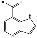 1H-吡咯并[3,2-B]吡啶-7-甲酸 结构式