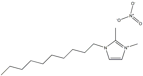 1-癸基-2,3-二甲基咪唑硝酸盐,,结构式