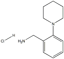 2-(1-ピペリジル)ベンジルアミン塩酸塩 化学構造式