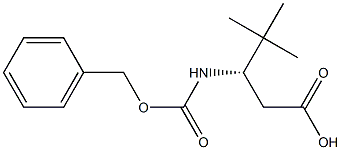 (S)-3-CBZ-AMINO-3-T-BUTYL-PROPANOIC ACID Struktur