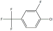 3-氟-4-氯三氟甲苯, , 结构式