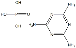 三聚氰胺磷酸盐, , 结构式