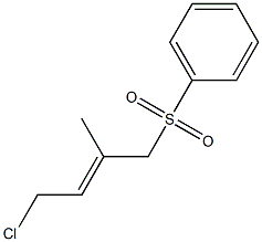 4--Chloro-2-Methyl-1-phenylsuifonyl-2-butene Structure