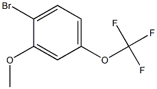 3-Methoxy-4-broMo(trifluoroMethoxy)benzene Struktur