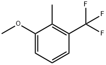 2-メチル-3-(トリフルオロメチル)アニソール 化学構造式