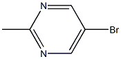 2-Methyl-5-bromopyrimidine 化学構造式