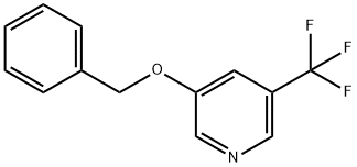 3-苄氧基-5-(三氟甲基)吡啶, 186593-13-5, 结构式