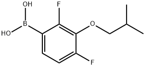 2,4-Difluoro-3-(2-methylpropoxy)phenylboronic acid Struktur