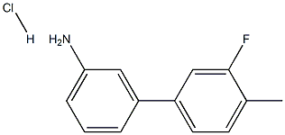 3-(3-Fluoro-4-methylphenyl)aniline hydrochloride Structure