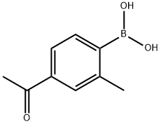(4-乙酰基-2-甲基苯基)硼酸, 2096331-11-0, 结构式