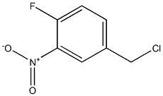 4-氟-3-硝基氯苄, , 结构式
