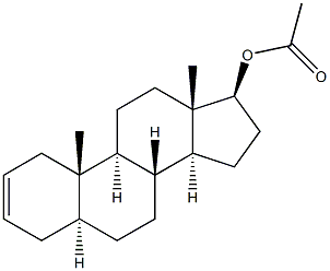 2,(5a)-Androsten-17b-ol-acetate Structure