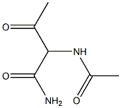 2-acetaMido-3-oxobutanaMide Structure