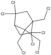 2,2,5,5,8,9,10- Heptachlorobornane 5 μg/mL in iso-Octane CERTAN Struktur