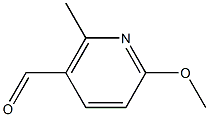 2-甲基-6-甲氧基吡啶-3-甲醛, , 结构式