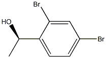 (R)-1-(2,4-二溴苯基)乙醇, , 结构式