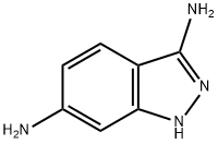 1氢-吲唑-3,6-二胺, 871709-90-9, 结构式