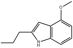 4-Methoxy-2-propyl-1H-indole Struktur