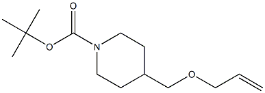 tert-butyl 4-(allyloxyMethyl)piperidine-1-carboxylate Struktur
